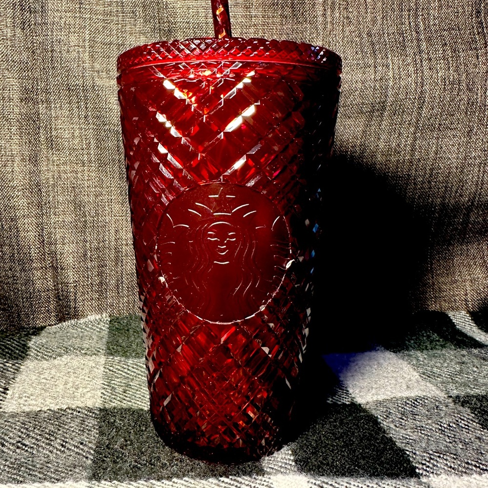 Starbucks Red Jeweled Tumbler 16 oz